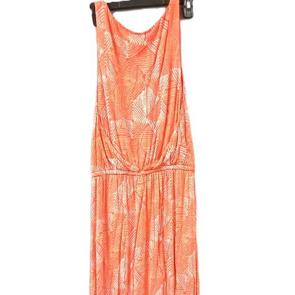 Lucky Brand Sleeveless Long Dress Size MEDIUM, Lined, Bottom Slit, Pockets - Picture 3 of 11